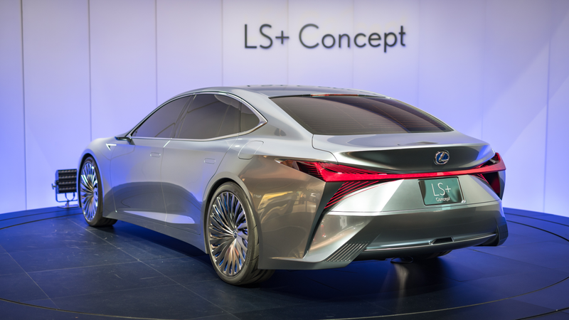 Illustration for article titled The Lexus LS+ Concept Is Built To Drive Itself In A City